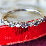 天然アレキサンドライト 天然ダイヤモンド プラチナリング