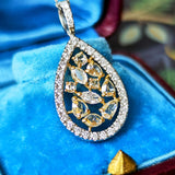 【お値下げ】天然ローズカットダイヤモンド ネックレス