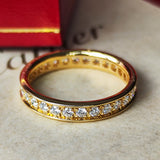 Cartier カルティエ ダイヤモンド フルエタニティリング 18金YG 49