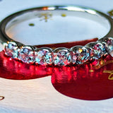 天然アレキサンドライト ハーフエタニティリング