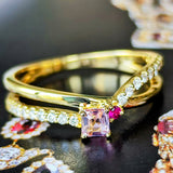 【アフガントルマリン】天然トルマリン 天然ルビー 天然ダイヤモンド リング