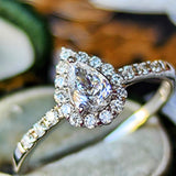 【Dカラー】天然ダイヤモンド 0.30ct VS2 GIA鑑定書付き リング