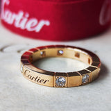 Cartier カルティエ ラニエール ダイヤモンド 18金PG 51号