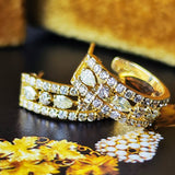 天然ダイヤモンド 18金 ピアス