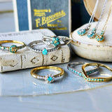 【ローズカット】天然ダイヤモンド 天然パライバトルマリン ネックレス