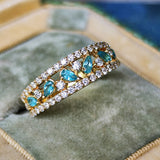 【お値下げ】天然パライバトルマリン 天然ダイヤモンド リング