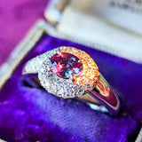 【大粒 0.60ct】天然アレキサンドライト 天然ダイヤモンド リング