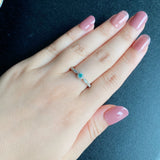 天然パライバトルマリン 天然ダイヤモンド リング