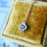 【ローズカット】天然ブラウンダイヤモンド 天然ダイヤモンド ネックレス