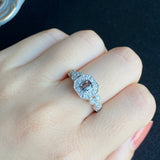 【お値下げ】世界一珍しい宝石 天然ターフェアイト 天然ダイヤモンド リング