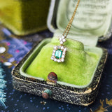 天然エメラルド 天然ダイヤモンド ネックレス