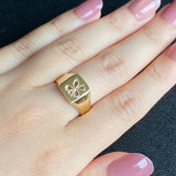 天然ローズカットダイヤモンド リング