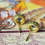 天然タンザナイト 天然ダイヤモンド 18金ピアス