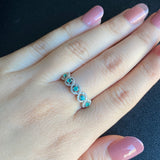 【お値下げ】天然パライバトルマリン 天然ダイヤモンド リング