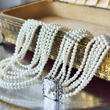 【お値下げ】あこや ベビーパール 5連ネックレス