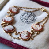 【お値下げ】イタリア ヴィンテージ カメオ ブレスレット