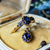 【お値下げ】2点セット 天然サファイア リングとペンダントトップ