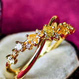 【カラーダイヤ】天然ダイヤモンド リング