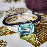 【希少石】天然バナジウムベリル リング