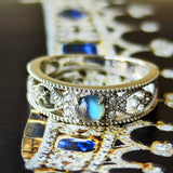 【お値下げ】天然アレキサンドライトキャッツアイ 天然ダイヤモンド リング