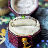 【お値下げ】天然デマントイドガーネット 天然ダイヤモンド リング