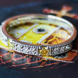 【イエローダイヤ】天然ダイヤモンドリング