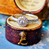 【ピンクダイヤ】TASAKI 田崎真珠 FANCY LIGHT PURPLISH PINK 18金WG リング