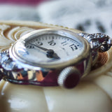 【OH済み】HAMILTON ハミルトン 1950年代 ダイヤモンド 手巻き腕時計