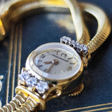 【OH済み】JAEGER LE COULTRE ジャガー・ルクルト バックワインド 金無垢時計