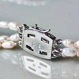 TASAKI 田崎真珠 淡水真珠 3連ネックレス