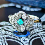 【ブラジル産 GIA】天然パライバトルマリン 天然ダイヤモンド リング