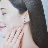 【お値下げ】天然ロードクロサイト 天然ダイヤモンド ピアス