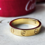 Cartier カルティエ ミニラブリング ダイヤモンド 18金YG 12号