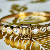 【お値下げ】天然ブラウンダイヤモンド リング