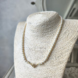 あこや真珠 ベビーパール 天然ダイヤモンド ヴィンテージネックレス