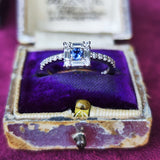 【幻のサファイア ヨーゴ渓谷】天然サファイア 天然ダイヤモンド リング