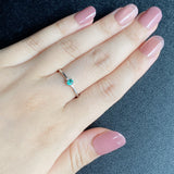 天然パライバトルマリン 天然ダイヤモンド リング