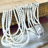 【お値下げ】あこや ベビーパール 5連ネックレス