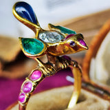 【フランス アンティーク】鳥のモチーフ アンティークリング