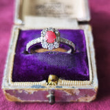 天然コンクパール 天然ダイヤモンド リング