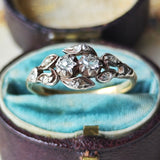 【お値下げ】フランス アンティーク 天然ダイヤモンドリング