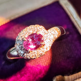 【大粒 0.60ct】天然アレキサンドライト 天然ダイヤモンド リング