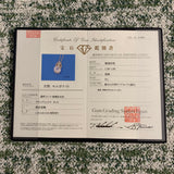 天然モルガナイト 天然ダイヤモンド ネックレス