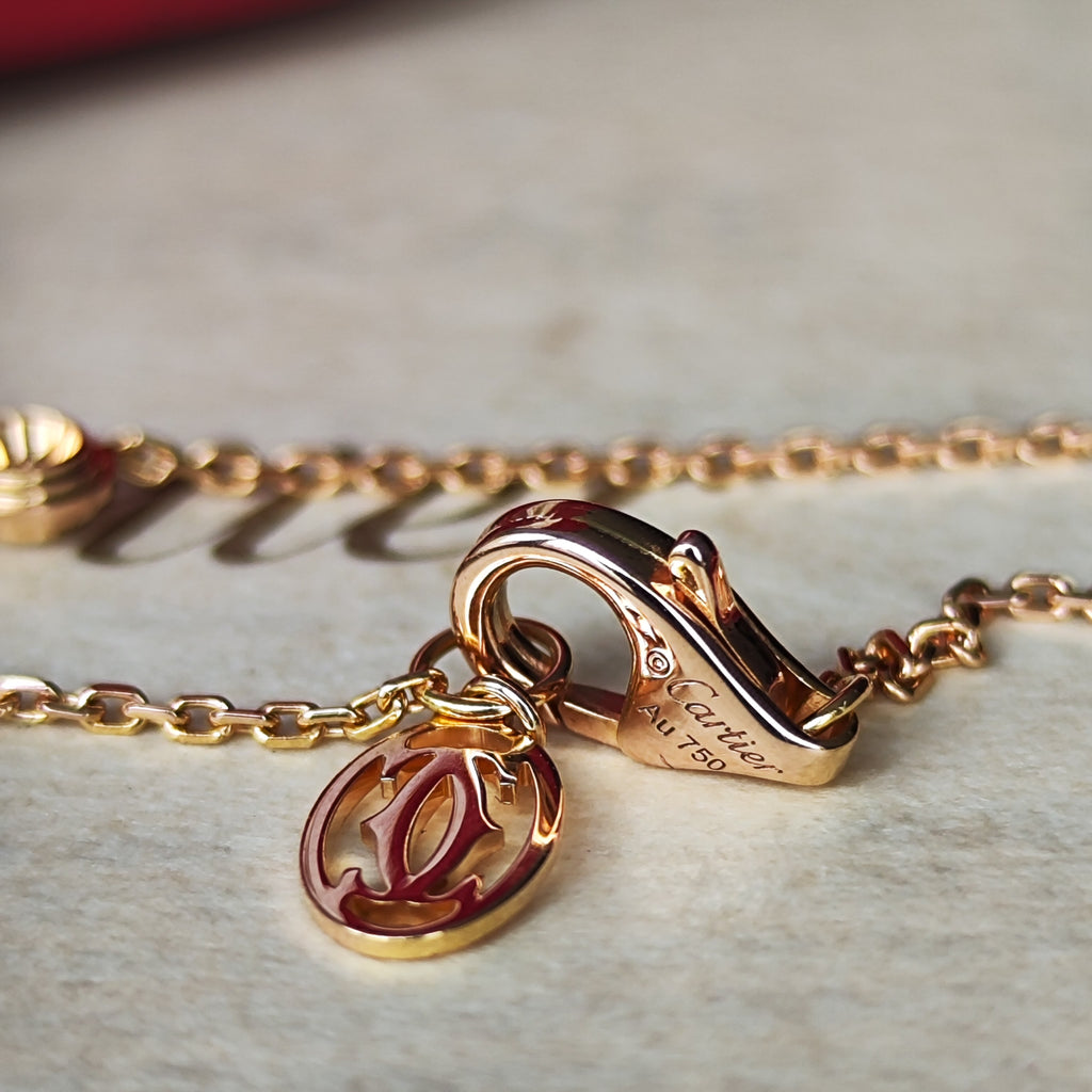 Cartier カルティエ ダムールネックレス XS 18金PG