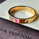 LOUIS VUITTON ルイ・ヴィトン プティットバーグ アンプラント ダイヤモンド 18金PG リング