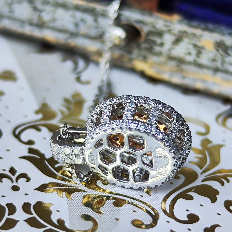 【Dカラー】天然ダイヤモンド 0.30ct VS2 ピンクダイヤ ネックレス