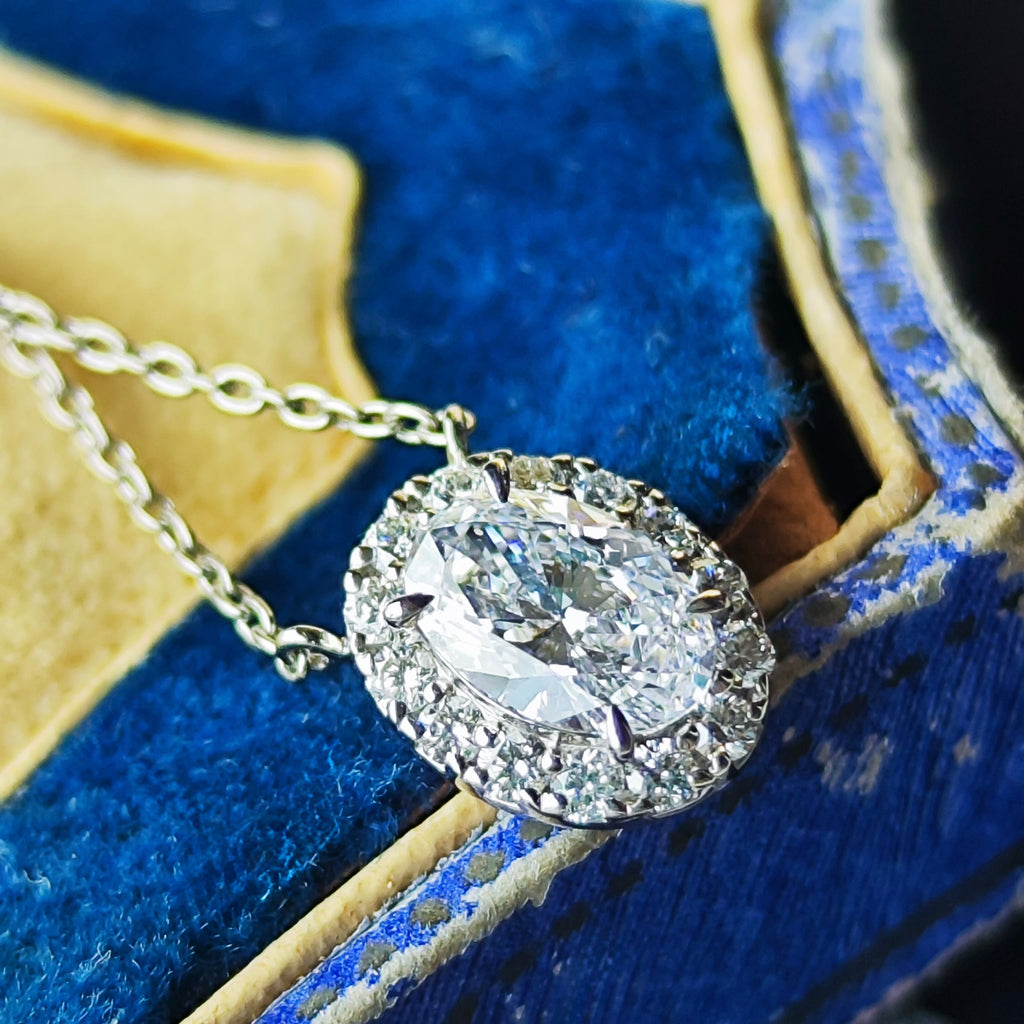 【インターナリーフローレス】天然ダイヤモンド 0.52ct Dカラー ネックレス