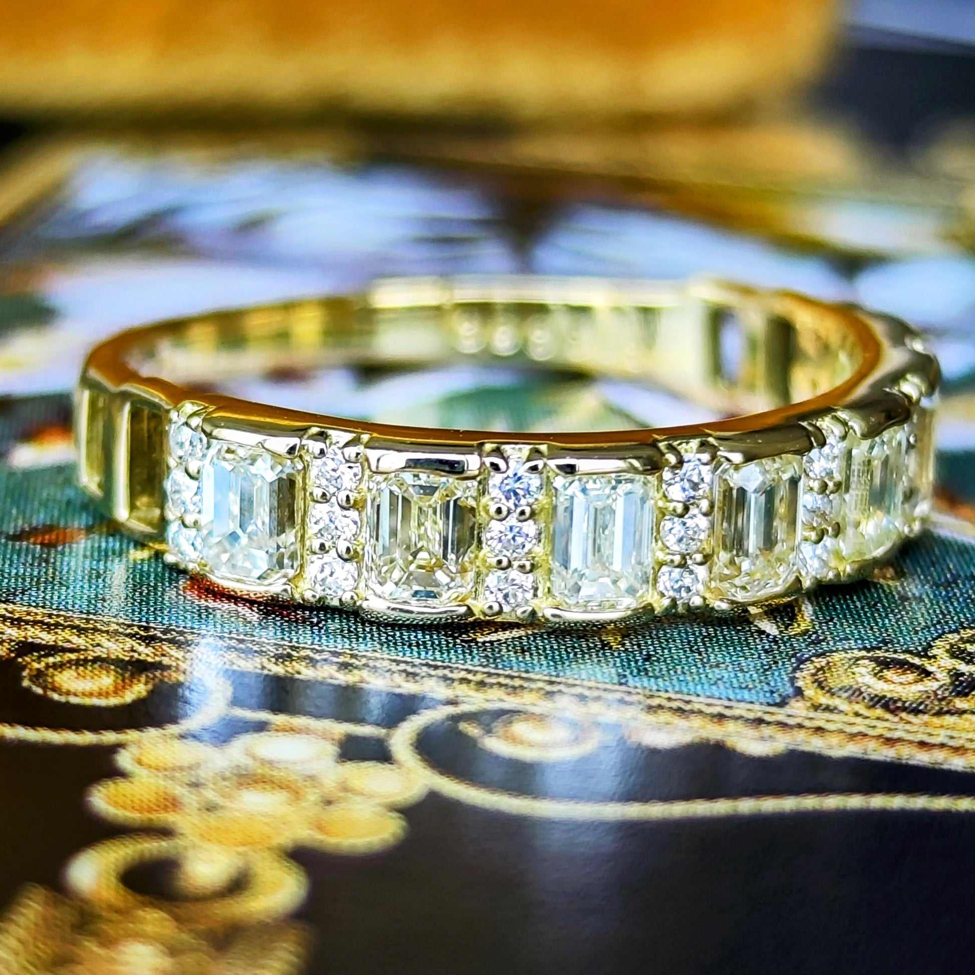 天然ダイヤモンド 0.90ct 18金リング