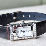 Van Cleef & Arpels ヴァンクリーフ&アーペル facade ファサード ダイヤモンド クォーツ腕時計