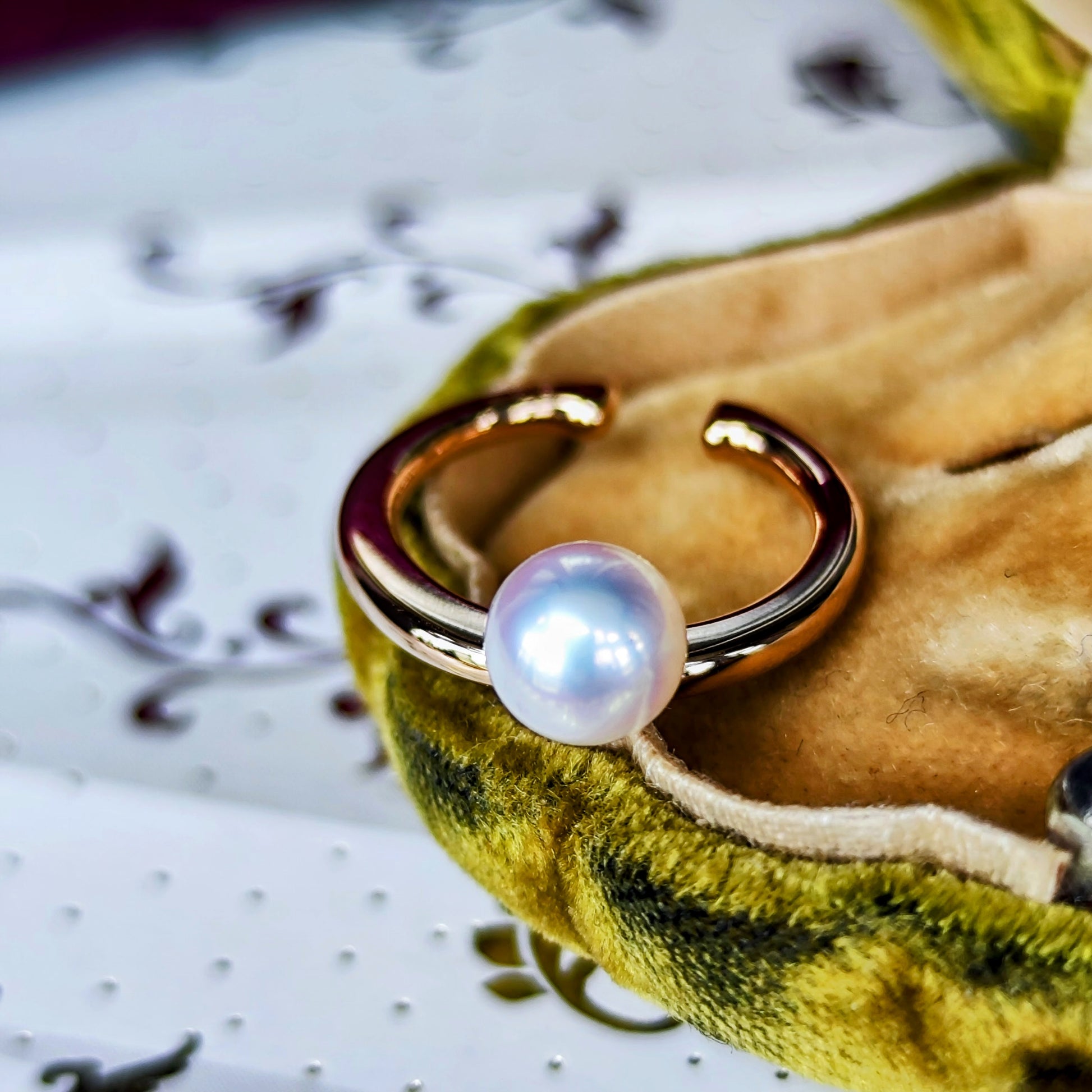 MIKIMOTO ミキモト あこや真珠 イヤーカフ 18金PG